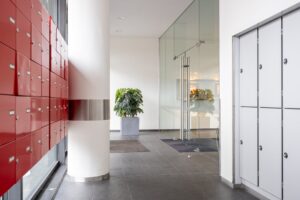 De entree van het appartement in Enschede aan het Mooienhof.